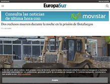 Tablet Screenshot of europasur.es