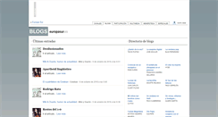 Desktop Screenshot of blogs.europasur.es
